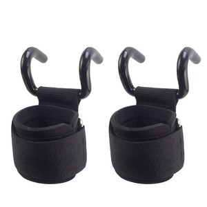 Ganchos de Neopreno para Levantamiento de Pesas, Ganchos de Metal para Barra, Antideslizantes, para Entrenamiento Físico, Gancho para Levantamiento de Pesas - Product Image 1