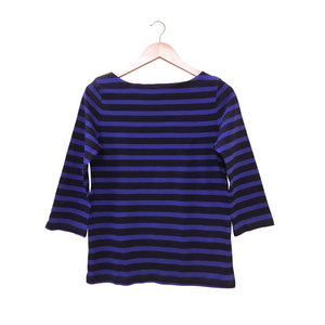 T-shirt en jersey de coton pour femme, col bateau, manches 3/4, idéal pour l'été – Prix de gros en Europe – Mode féminine - Product Image 2