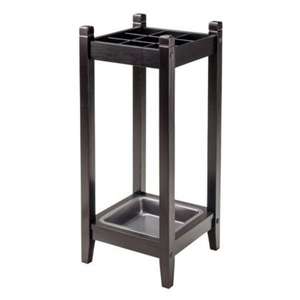Soporte para Sombrillas Alto y Autónomo de Hierro con Recubrimiento de Polvo Negro para Uso en Interiores y Exteriores - Product Image 3