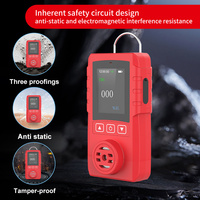 RTTPP Portable Portable Oxygène Sulfure d'hydrogène Dioxyde de soufre Moniteur de détection de fuite NH3 O2 H2S SO2 Capteur intelligent Détecteur de gaz