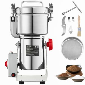 Macinatore Elettrico Commerciale da 750g, 2000W, Polverizzatore ad Alta Velocità per Spezie, Macchina per Polveri in Acciaio Inox con Velocità Rapida - Product Image 1