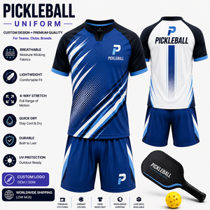 Fabricant d'uniformes de pickleball haut de gamme, maillots personnalisés par sublimation, vêtements de sport d'équipe, fournisseur en gros de vêtements OEM ODM - Product Image 1