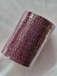 Conjunto de Brazaletes Clásicos con Puntos Azules, Joyería de Moda Unisex - Product Image 5