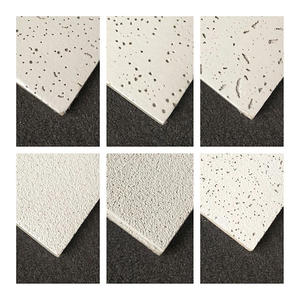 Panneau de fibres minérales 600*1200mm faux carreaux de plafond à suspension fournissant un système de plafond Solution unique - Product Image 2