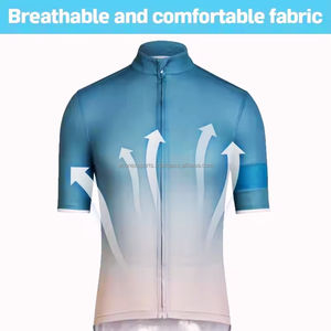 OEM vente en gros de haute qualité maillot de cyclisme personnalisé respirant nouveauté maillot de course ensemble style vêtements de cyclisme en gros porter - Product Image 4