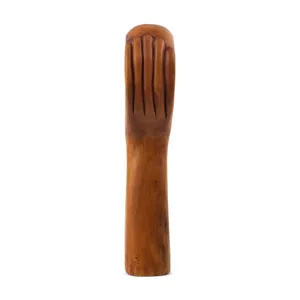 Elegante escultura de madera tallada a mano para decoración de la sala de estar, que agrega un encanto natural a los espacios del hogar con un toque artístico. - Product Image 1