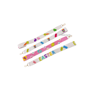 Multicolore/Couleurs personnalisables AP CURATED COUTURE Accessoire pour femme Porte-sac Lapin de Pâques perlé Fait main Brodé à la main - Product Image 6