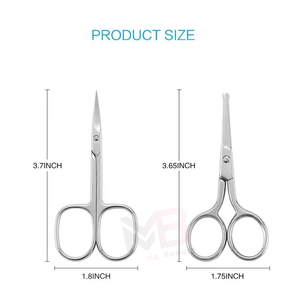 Tijeras de Manicura y Pedicura con Logotipo Personalizado, Nuevo Diseño, Acero Inoxidable Recto, Acabado de Cerámica Espejo - Product Image 6