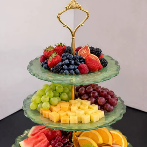 Resin Cake <b>Stand</b> with Metal Base Premium Dessert Serving <b>Stand</b> - Product Image 1
