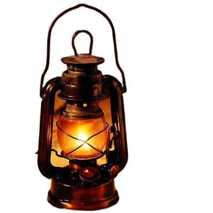 Lanterne à bougie en bois et métal en verre avant en acier inoxydable avec bougie en plastique imprimée pour décorations de Noël - Product Image 1