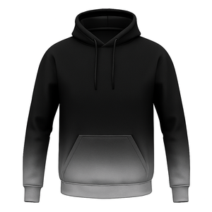 Sweat à capuche tendance de style rap avec logo personnalisé, imprimé numériquement par sublimation, pour hommes, tendance streetwear, hip hop - Product Image 3