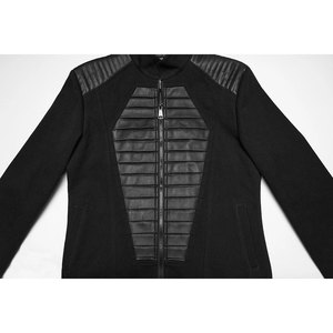 Three-Dimensional Men Black <b>Gothic</b> Punk Style Coffin Pattern Short Slim Fit Fashion <b>Jacket</b> Top Sell - Product Image 5