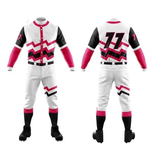 Fabricant direct d'uniformes d'équipe de baseball, vente en gros, polyester de qualité supérieure, OEM, ODM, broderie de logo personnalisée, exportateur de vêtements de sport - Product Image 2