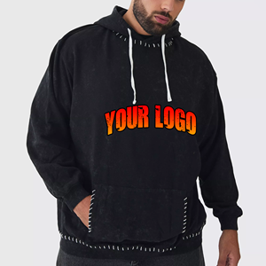 Sudadera con Capucha Ligera de Algodón 80% de 300g para Otoño, Fabricante de Sudaderas con Capucha Sólidas y Resistentes, Sudaderas Personalizadas para Hombre - Product Image 4