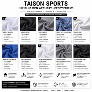 Maillot de Tir à l'Arc pour Homme 220 GSM en Polyester Respirant Interlock Vert avec Panneau Latéral Blanc, Sublimation Intégrale, Nom et Logo Personnalisés, Manches Courtes - Product Image 2