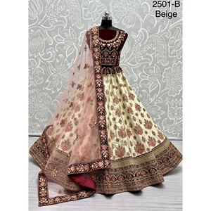 Collections de velours de vêtements de mariée indiens pour la mariée avec le travail de Zarkhan par Fabzone - Product Image 4