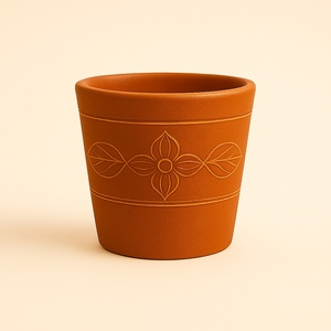 Handmade Terracotta Flower <b>Pot</b> Indoor/Outdoor Nursery Use | Biodegradable Eco-Friendly 2 Gallons Clay Planter for Plants | OEM - Product Image 3