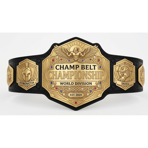 Ceintures de championnat personnalisées OEM ODM de haute qualité, prix d'usine, design personnalisé, fournisseur de ceintures de récompense haut de gamme - Product Image 1