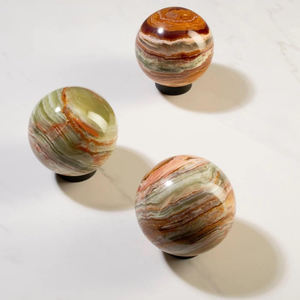 Esfera de Mármol Ónix Natural de Gran Formato, Diseño Moderno y Antiguo, Bola Decorativa de Alta Calidad para Uso en Cocina, Curación, Logotipo Personalizado - Product Image 6