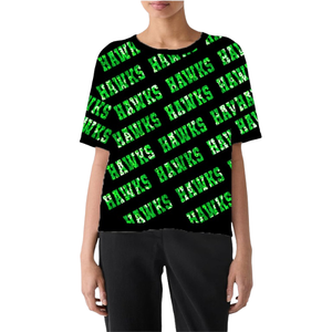 Camiseta Deportiva Casual para Mujer, Cuello Redondo, 100% Algodón, Bordado con Lentejuelas, Transpirable, Manga Corta, Ecológica - Product Image 5