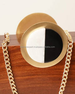 Wholesale Classic Minimalist Wooden Clutch Purses Fashion Vintage Party <b>Bags</b> <b>for</b> <b>Weddings</b> Bridal Lightweight Chain Strap - Product Image 2