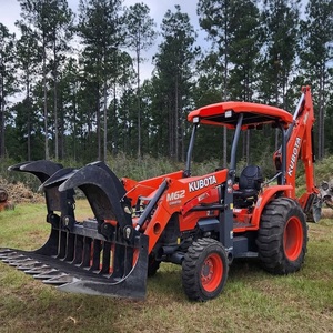 รถตักตีนตะขาบ Kubota M62 62 แรงม้า รถแบคโฮ รถตักหน้า รถแทรกเตอร์ มือสองใช้งานน้อย 62 ชั่วโมง พร้อมปั๊มไฮดรอลิก แรงยกสูง มีสินค้าในสต็อก - Product Image 1
