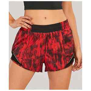 Pantalones Cortos Deportivos para Mujer, Ultraligeros, de Secado Rápido, Mezcla de Nailon y Elastano, Colores Sólidos, Diseño Minimalista, Sublimación - Product Image 3