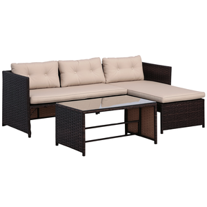Set da Pranzo per Esterni in Ferro e Legno, Arredamento da Giardino per Cortile - Collezione di Mobili da Patio - Product Image 2