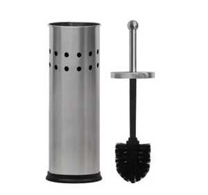 Oil Rubbed Bronze Toilet Brush Holder Stainless Steel Metal Lightweight Eco-Friendly Modern Freestanding <b>Bathroom</b> Commode - Product Image 4