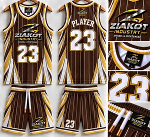 Venta al por Mayor Directa de ZIAKOT INDUSTRY, Jersey de Baloncesto Retro Personalizado en Negro y Dorado Antiguo Auténtico - Product Image 6