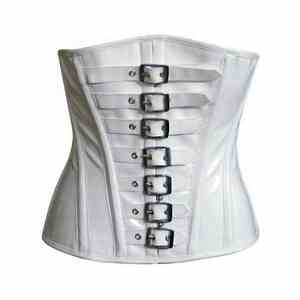 Faja Moldeadora de Cuerpo, Nuevo Diseño, Transpirable, Top de Cuero Real con Corsé de Acero, Tallas Grandes para Mujer, con Bordado, Servicio OEM - Product Image 1