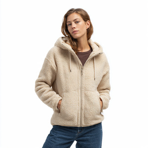 Chaqueta Sherpa para Hombre, Sudadera con Capucha y Cierre, Forro Polar Grueso, Chaqueta Sherpa con Capucha para Invierno, Suave y Sólida, con Bolsillo - Product Image 6