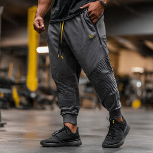 Pantalon de jogging pour homme, coupe classique, respirant, écologique, polyester/coton, poids lourd, vêtements de sport d'hiver - Product Image 6