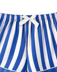 Conjunto de Pijama de Satén Rosa Personalizado para Mujer, Manga Corta, con Botones, Estilo Seda, Ropa de Dormir de Dos Piezas con Pantalones Cortos - Product Image 6