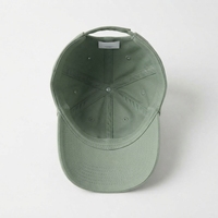 Casquette de baseball verte à 6 panneaux avec logo brodé lettre A sur le devant, unisexe, ajustement réglable, style décontracté, pour adulte