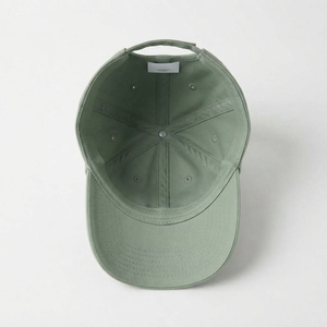 <b>Green</b> 6-Panel Baseball Cap With Embroidered Letter A Front Logo Unisex Adjustable Fit Casual Style Adult Hat - Product Image 4