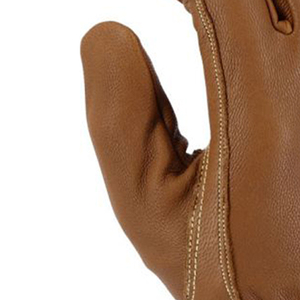 High Quality Anti-Slip Breathable Leather Driver <b>Gloves</b> Palm for Workplace Safety Comfortable Hand - Product Image 4
