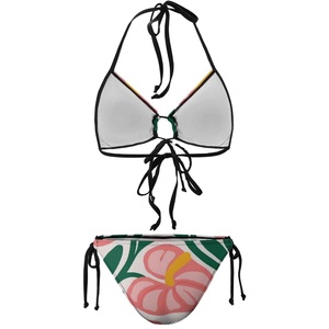 ชุดบิกินี่สำหรับผู้หญิงไซส์พลัส แบรนด์ Solid Traders ผลิตจากไนลอนและผ้าฝ้ายเสริมความแข็งแรง เป็นมิตรต่อสิ่งแวดล้อม กระชับพอดีตัว ชุดว่ายน้ำเซ็กซี่ - Product Image 3