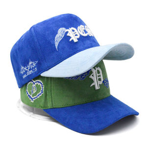 Casquette de baseball unisexe personnalisée en polyester/coton avec logo brodé 3D, ajustable, 5 panneaux, fermeture snapback, luxe - Product Image 4