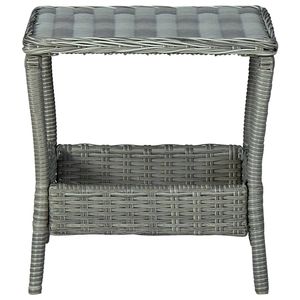 <b>Light</b> Grey Black Garden <b>Lounge</b> Set - Product Image 4