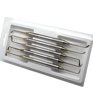 Ensemble de forceps manuels pour l'extraction dentaire, instruments chirurgicaux dentaires de classe I de qualité supérieure, kit certifié CE en acier - Product Image 2
