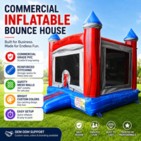 Château gonflable commercial pour enfants, idéal pour les fêtes en plein air, les événements dans la cour et les entreprises de location.