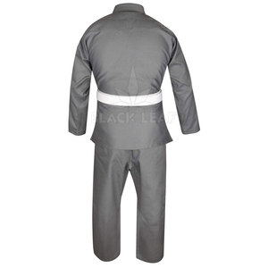 Custom Design BLACK <b>LEAF</b> BJJ Gi Uniform for Adult Professional Wear Best Selling 100% Cotton Eco-Friendly Quick Dry Breathable - Product Image 3