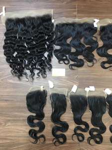 Perruques frontales Remy de 28 pouces les plus vendues de notre usine au Vietnam, texture bouclée/ondulée, style luxueux, extensions de cheveux humains bruts de 100g, les meilleures - Product Image 4