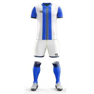 Club Football Jersey Set Tournament Apparel Athletic Soccer Training Kit Personalized Football <b>Shirts</b> 100% <b>Polyester</b> Front - Product Image 2