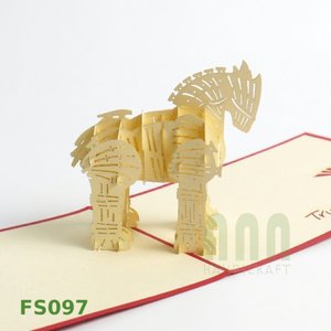 การ์ดอวยพร 3 มิติ แบบป๊อปอัพ ลายเวียดนาม ของ Truva ATI ANN HANDICRAFT รุ่น FS097 พิมพ์ลาย 4 สี ตัดแบบไดคัท ทำด้วยมือ - Product Image 5