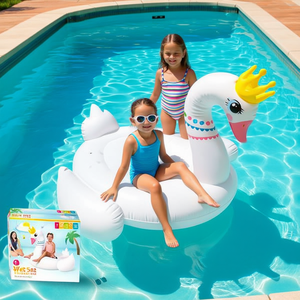 57562 Flotador y Colchoneta Cisne de 188x124 cm con Almohada - Product Image 2