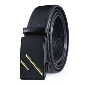 Cinturón de Vestir de Cuero para Hombre, Nuevo y Moderno, Hebilla de Aleación, Transpirable, Ajustable, de Cuero Vacuno Genuino, Suave, Informal, con Hebilla de Pin - Product Image 3