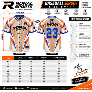 Camiseta de Béisbol RONAL SPORTS para Hombre, Manga Corta, Sublimada, con Estampado '23' en la Espalda, Absorbe la Humedad, Ajuste Atlético, para Todas las Temporadas - Product Image 6