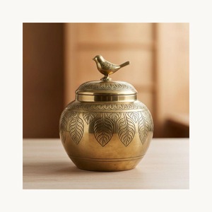 Cajas de metal de lujo para frutos secos, elegantes y personalizadas, organizador premium con tapa para almendras, anacardos, pistachos y dátiles. - Product Image 4